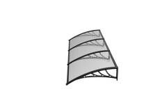 Heavy-Duty Window Door Awning Canopy 3M x 1M