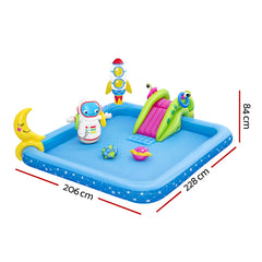 Bestway 380L Inflatable Kids Pool 228x206x84cm