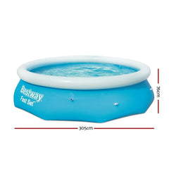 Bestway Swimming Pool 305x76cm 3800L