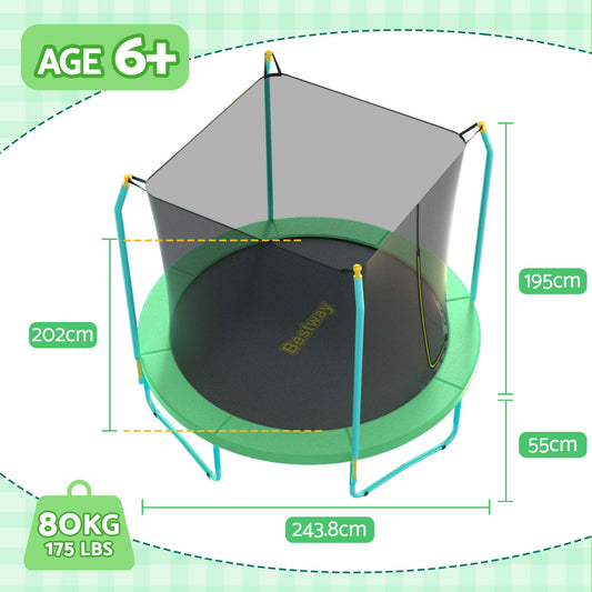 Bestway 8ft Trampoline with Safety Net