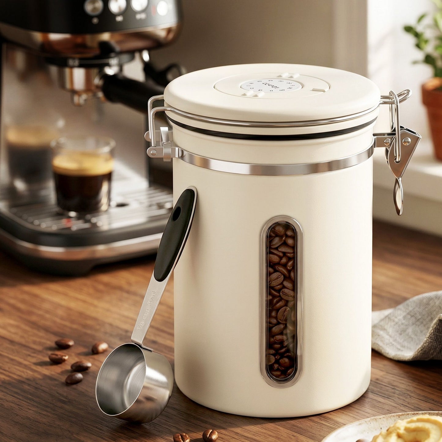 5-Star Chef 1.8L Coffee Bean Canister