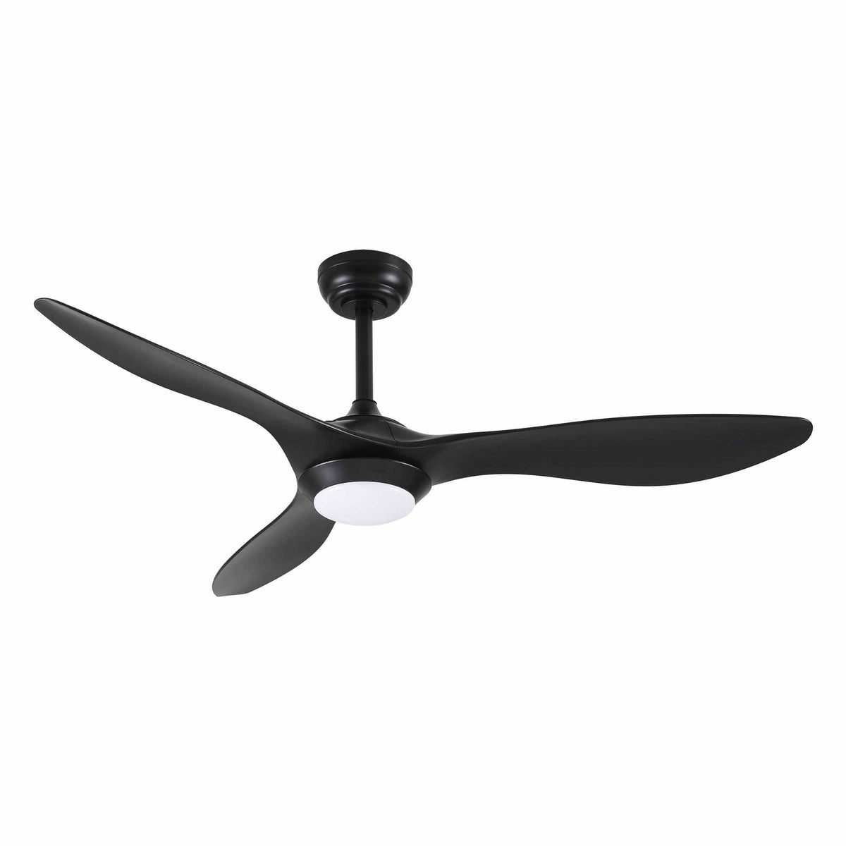 Devanti 52-inch Ceiling Fan with Light - Black
