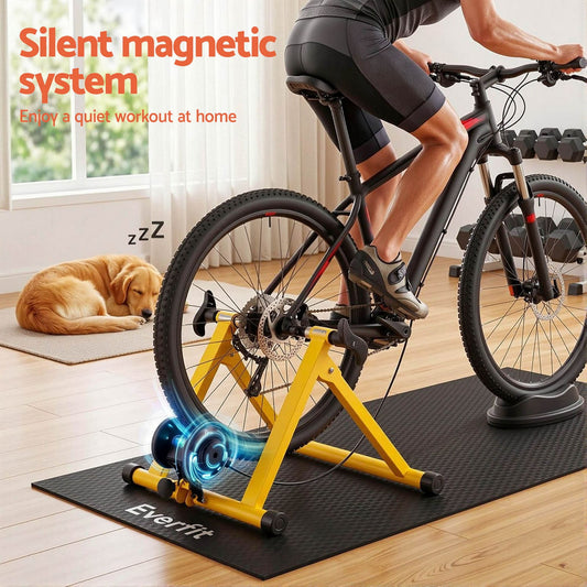 Everfit Bike Trainer Stand - Yellow