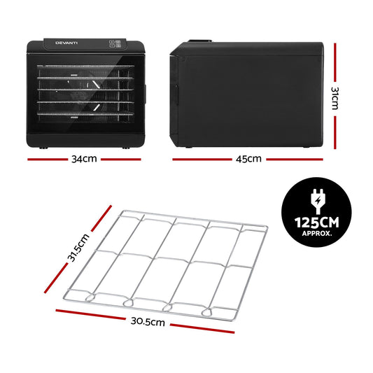 Devanti 6 Tray Food Dehydrator