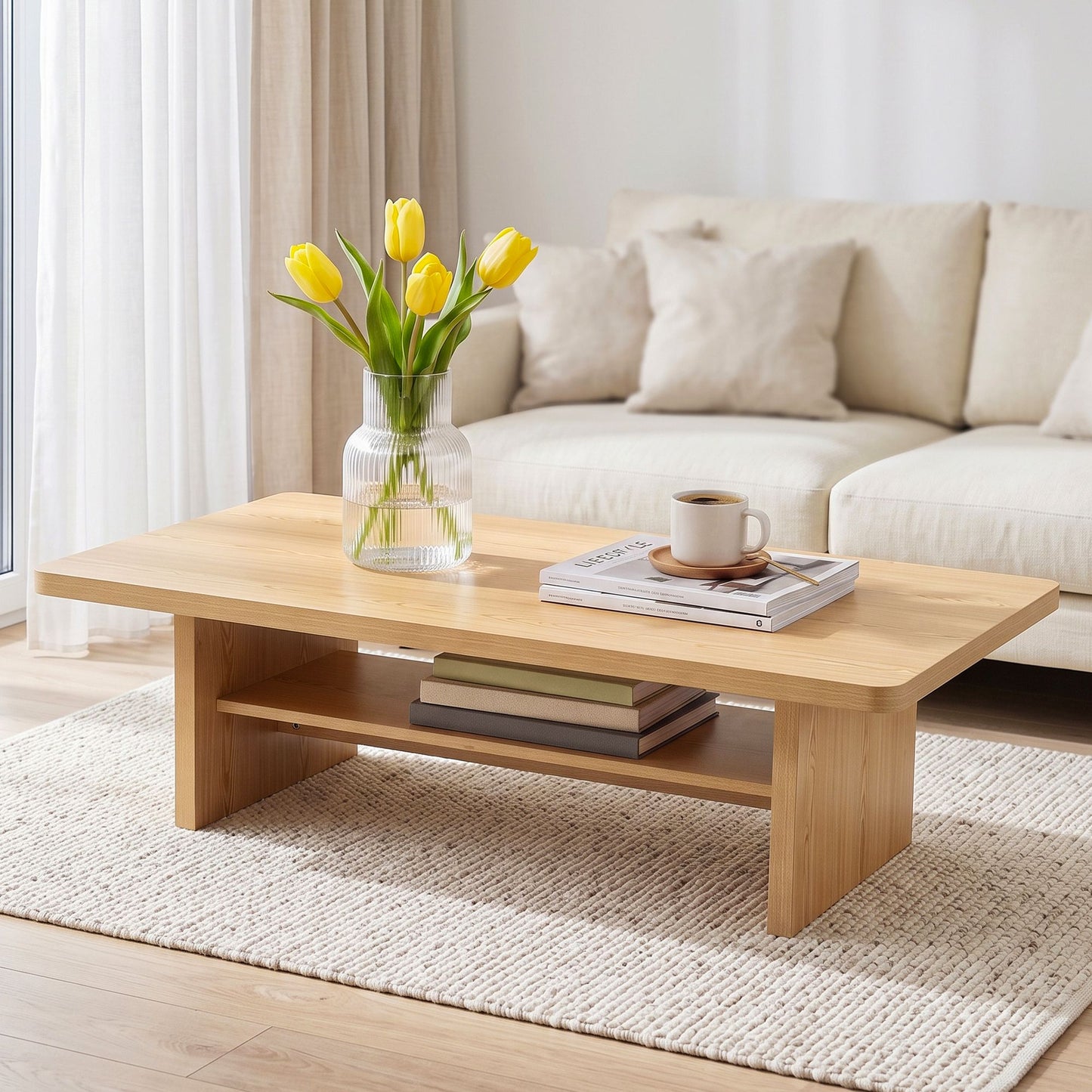 Artiss Coffee Table - 110cm