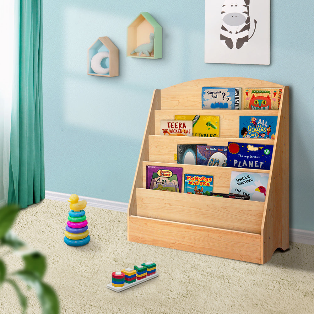 Kids Bookshelf Oak