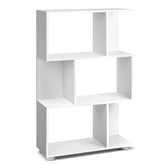 Designer Bookshelf 3 Tiers White