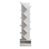 Tree Bookshelf 9 Tiers White