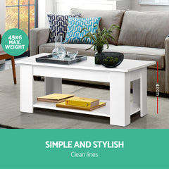 Lift-top Coffee Table White