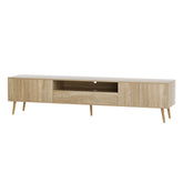 Entertainment Unit TV Cabinet Storage Drawers 200CM