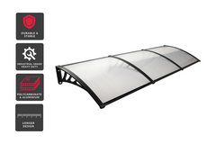 Heavy-Duty Window Door Awning Canopy 3M x 1M