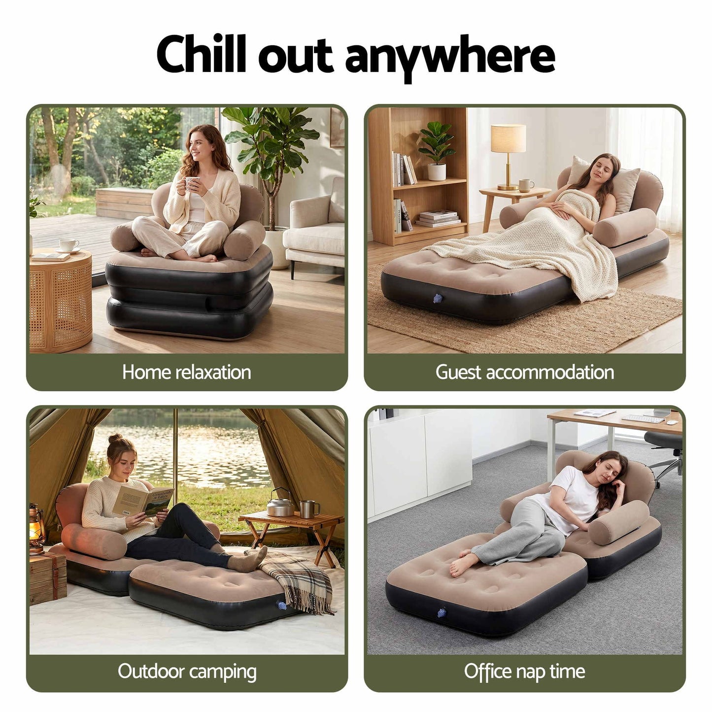 Gardeon Inflatable Lounge Chair with Pump