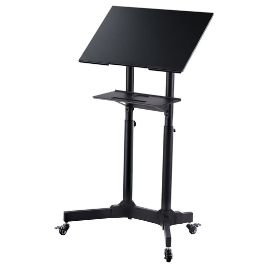 Artiss Mobile Lectern Stand - Black