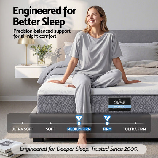 Giselle Single Mattress 23cm Pocket Spring