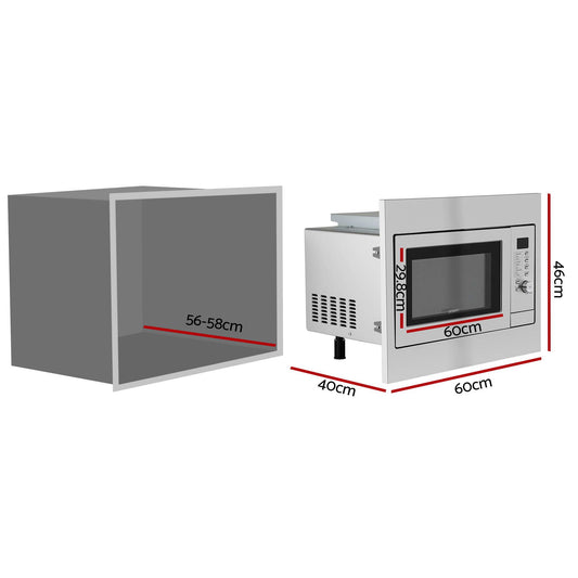 Devanti 30L Built-In Microwave Oven