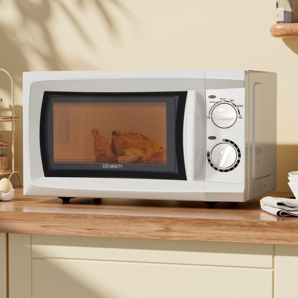 Devanti 20L Microwave Oven 800W - White
