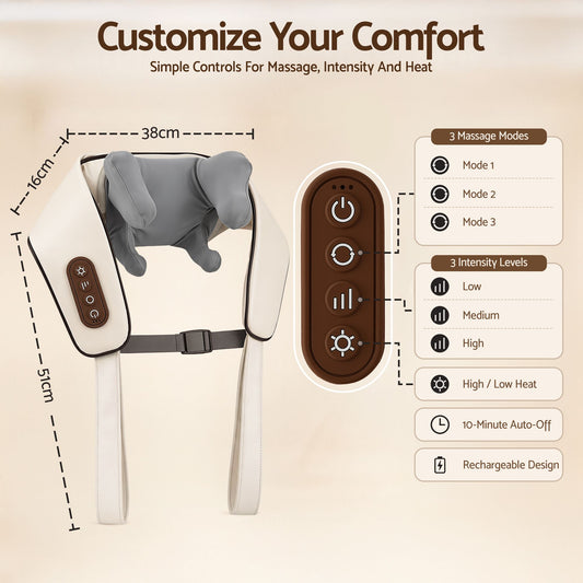 Livemor Heated Neck & Shoulder Massager