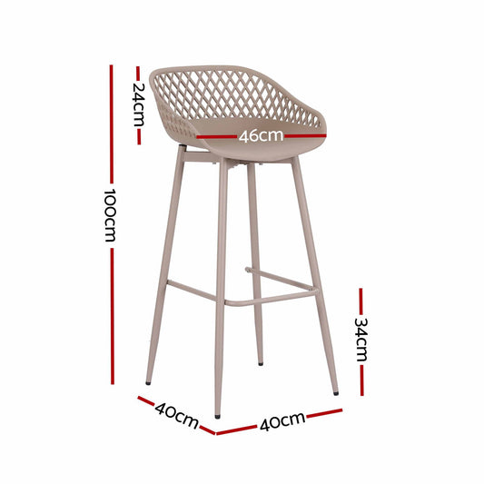 Gardeon Outdoor Bar Stools - 2 Pack