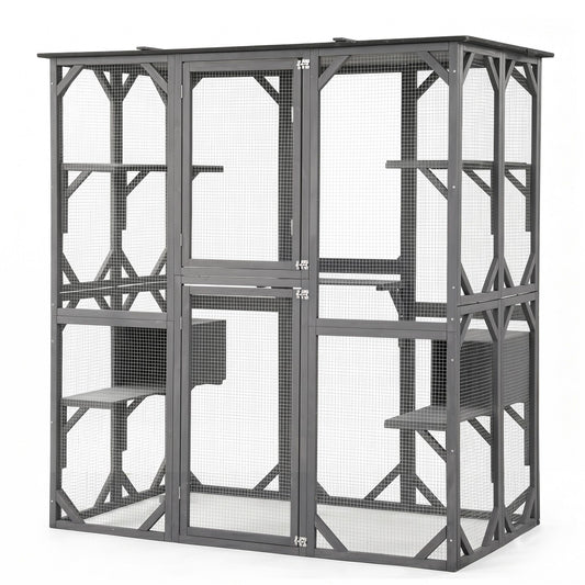 i.Pet Outdoor Cat House - 181cm