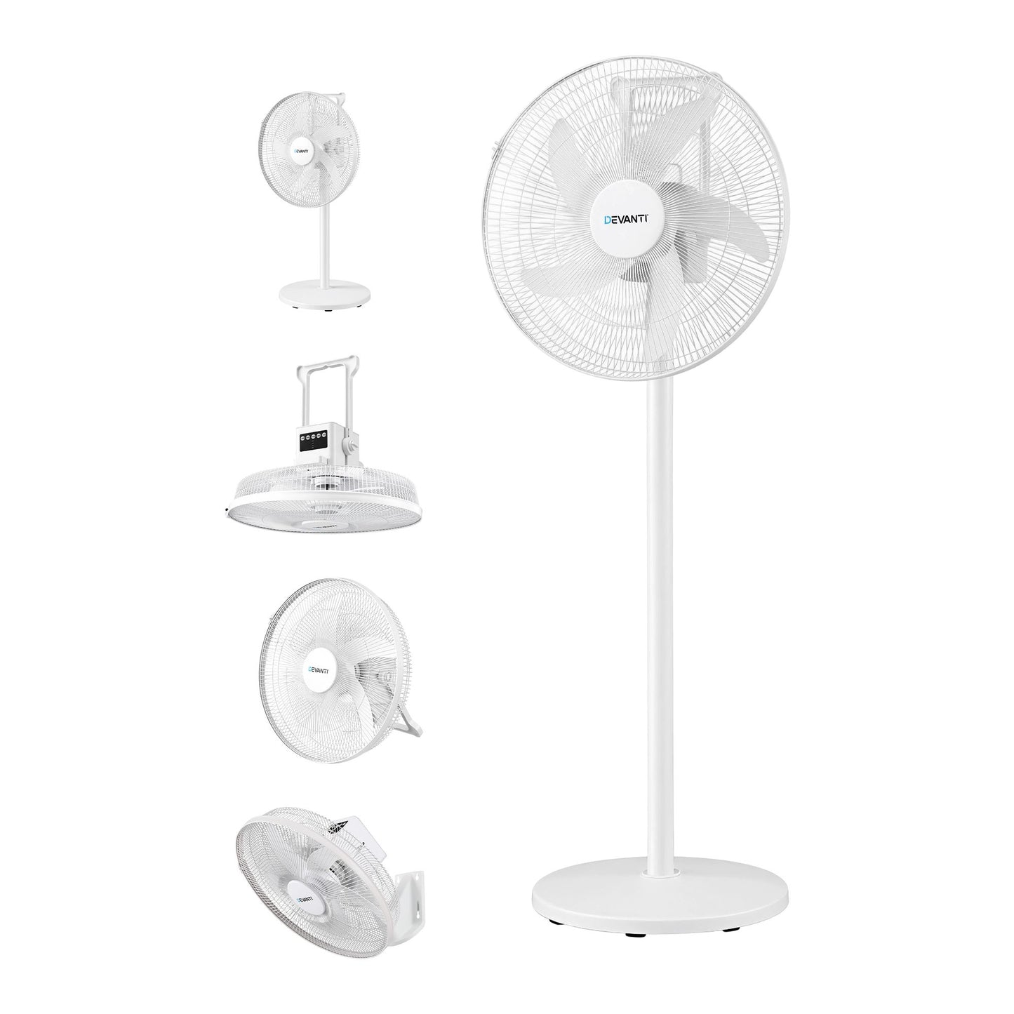 Devanti 16-inch 5-in-1 Rechargeable Fan