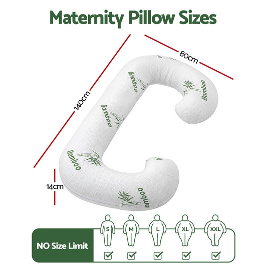Giselle Bedding C-Shaped Pregnancy Pillow