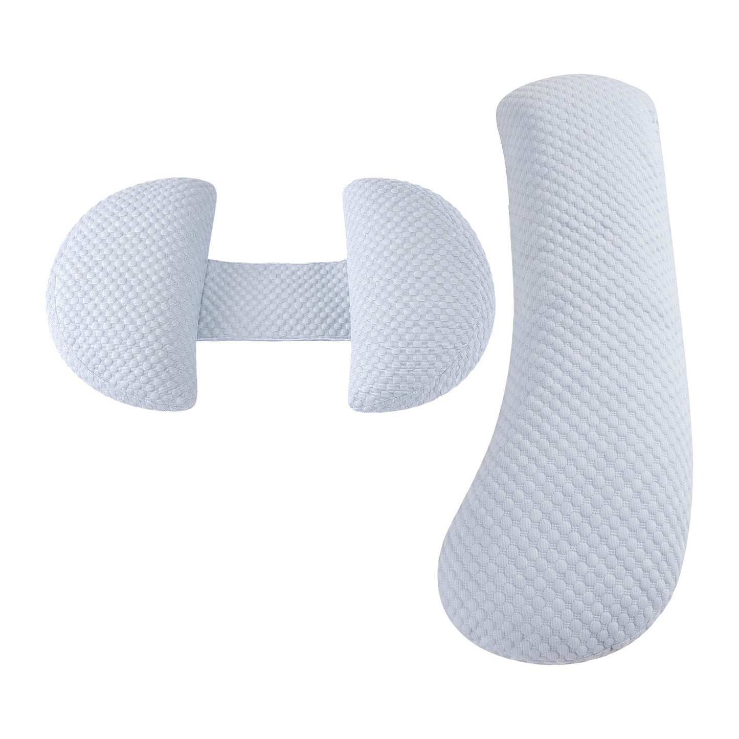 Giselle Bedding Cooling Pregnancy Pillow - Blue