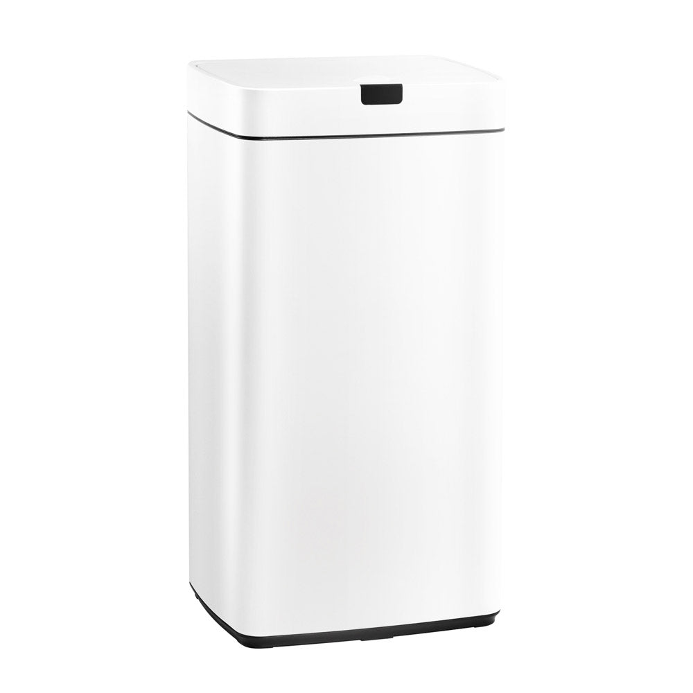 Devanti 45L Motion Sensor Bin - White