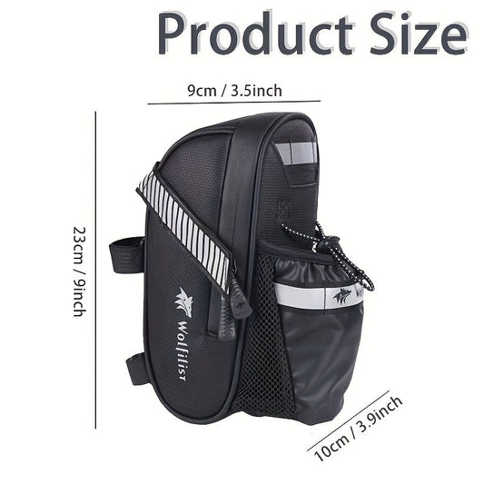 Bicycle Tail Bag with Bottle Pocket