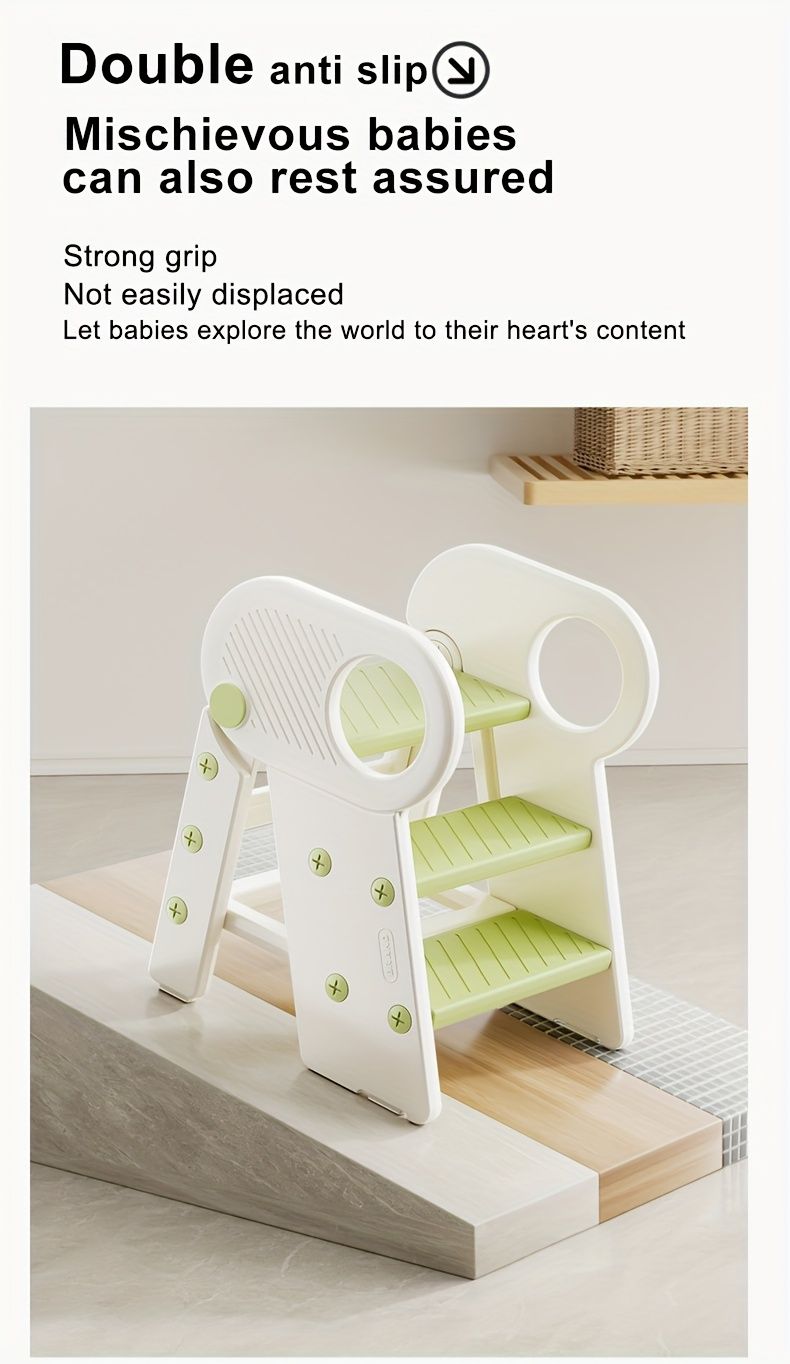 Kids Bathroom Step Stool - White