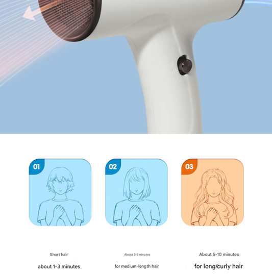 Portable Hair Dryer - Black
