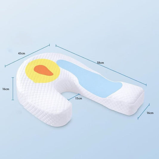 Side Sleeper Arm Support Pillow - white
