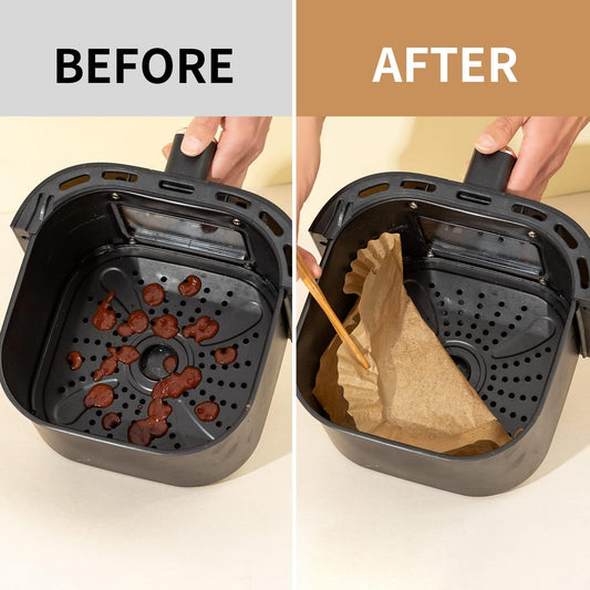 100-Pack Air Fryer Paper Liners