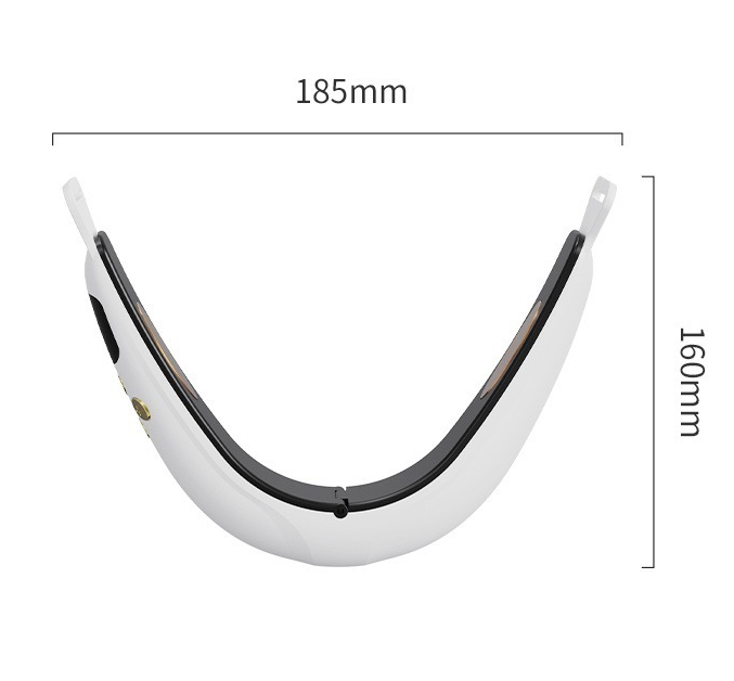 V-Face Contouring Band with Adjustable Strap, LCD Display, 8 Skin Comfort Modes, 15 Intensity Levels, Soft Silicone Contact Surface, Breathable Design, Rechargeable for Daily Facial Routine (White)