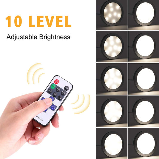 Dimmable Under Cabinet LED Puck Lights - Warm White