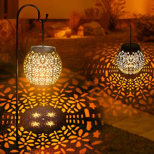 2 Pack Solar Garden Lights - Warm White