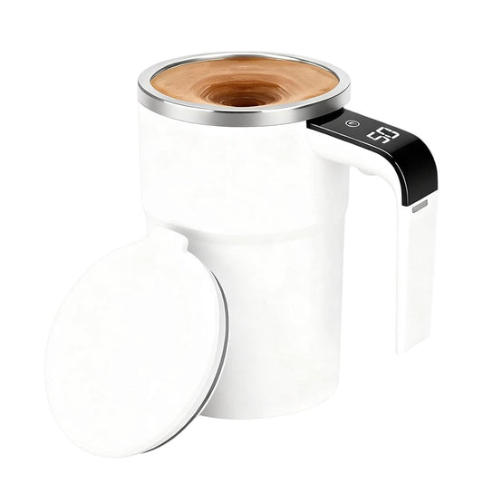 Self-Stirring Magnetic Coffee Mug with Temperature Display