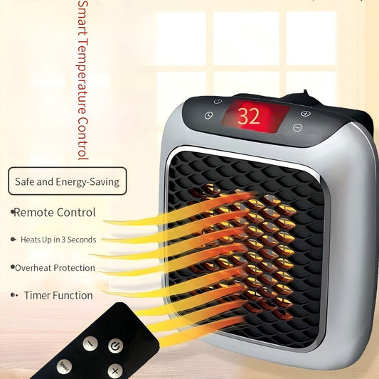 Wall-Mounted Space Heater - Blue