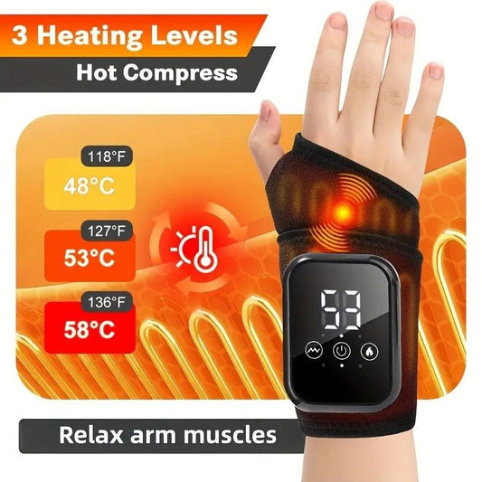 Heated Wrist Massager with Vibration