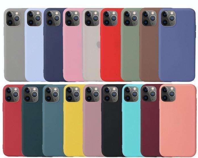 iPhone 14 Matte TPU Case - Azure Blue