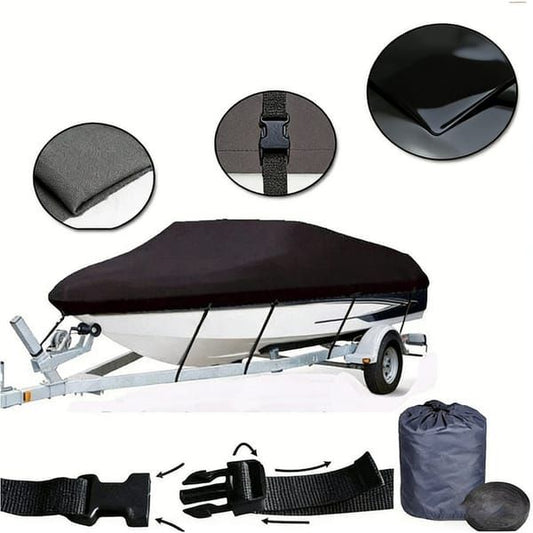 600D Boat Cover for 20-22ft V-Hull Boat