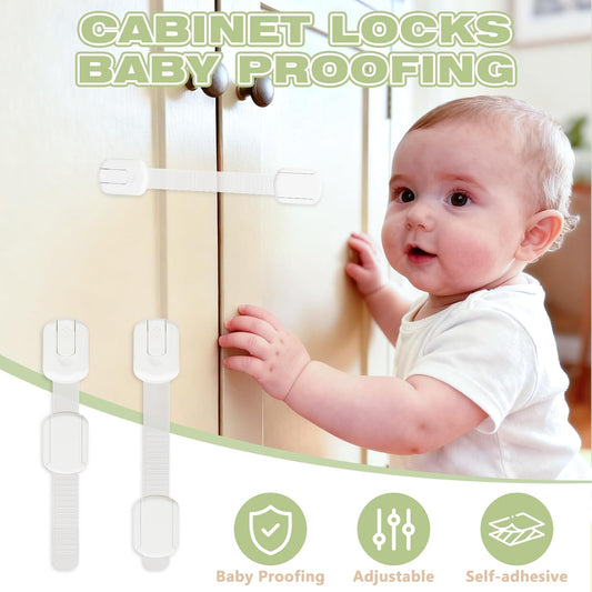 Child Safety Cabinet Locks - 8 Pack