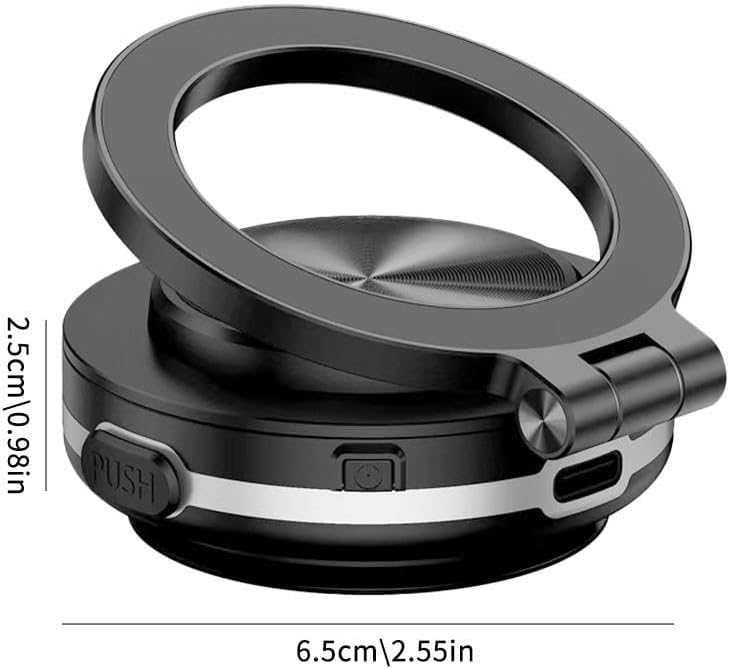 MagSafe Vacuum Car Phone Mount