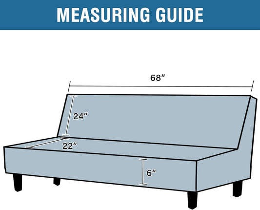 100% Waterproof Armless Futon Cover