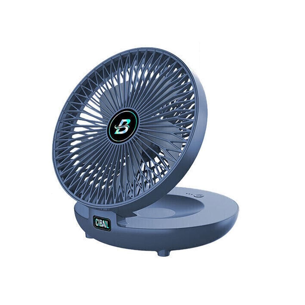 Wall-Mount Rechargeable Fan - White