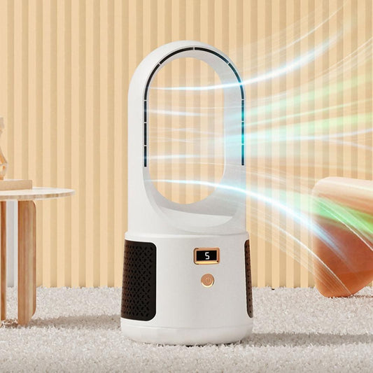 Rechargeable Desk Fan - White