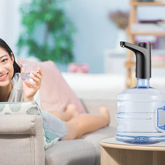 Rechargeable Water Dispenser Pump - Black