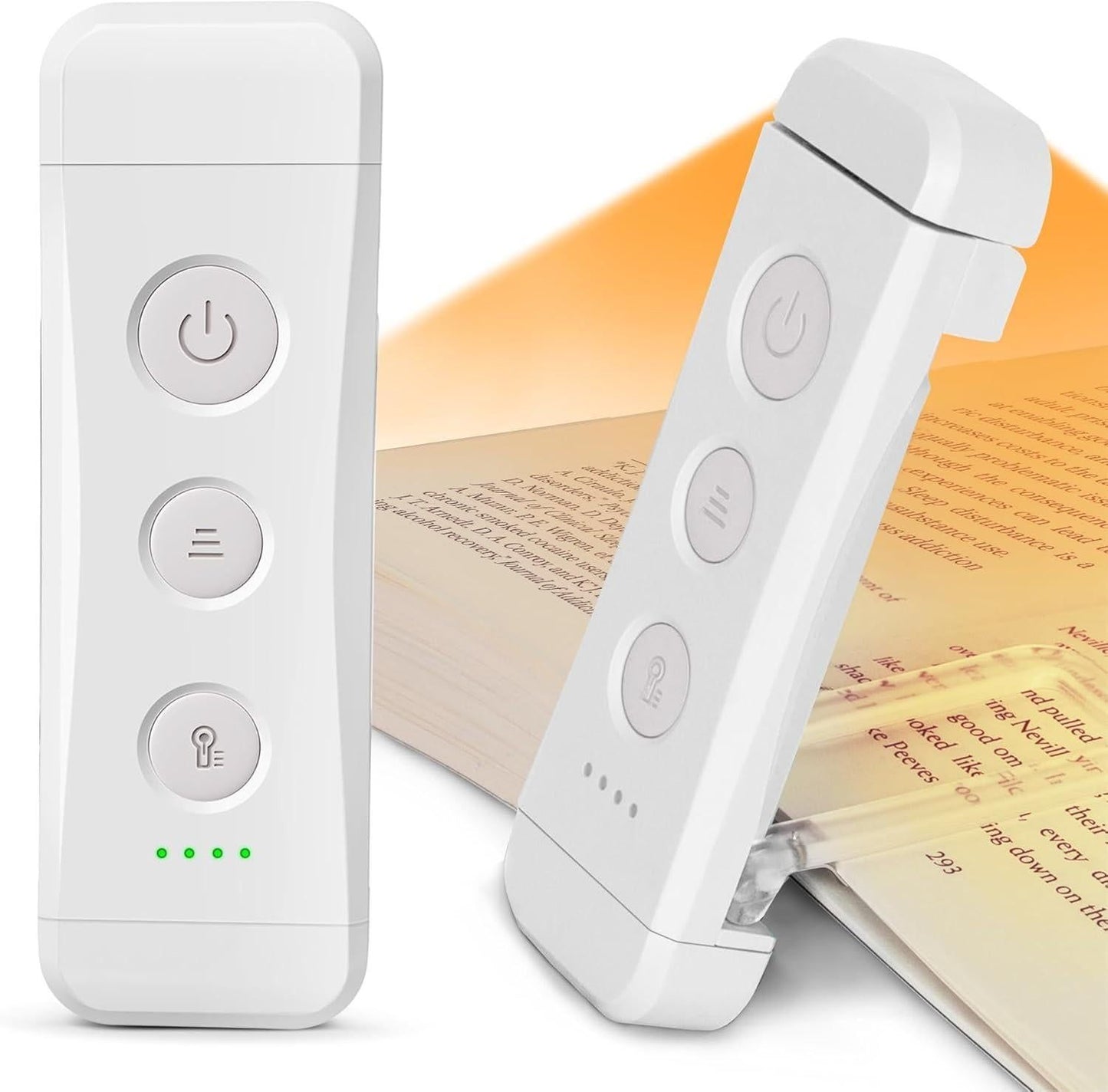 USB Rechargeable Book Light - White