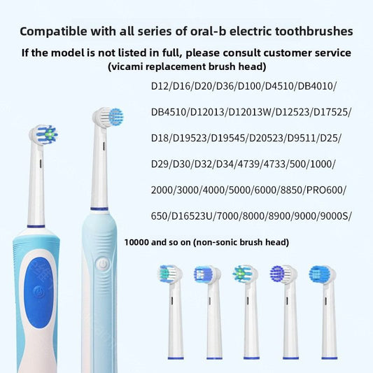 Universal Electric Toothbrush Replacement Heads - 5 Pack