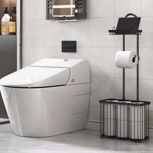 Wall-Mounted Bathroom Tissue Holder Rack