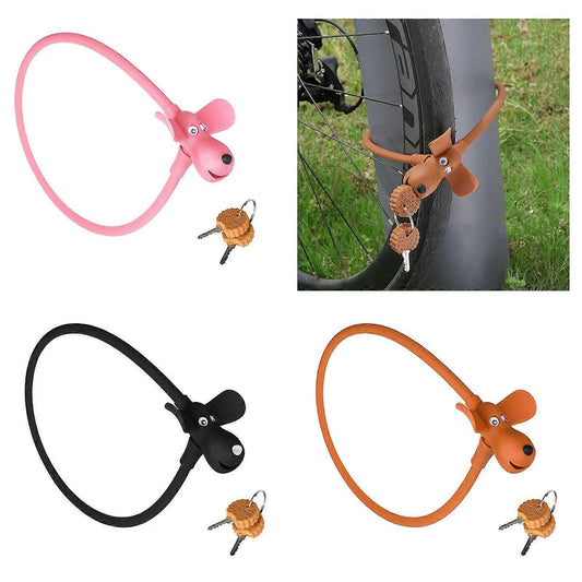 Bike Cable Lock - pink